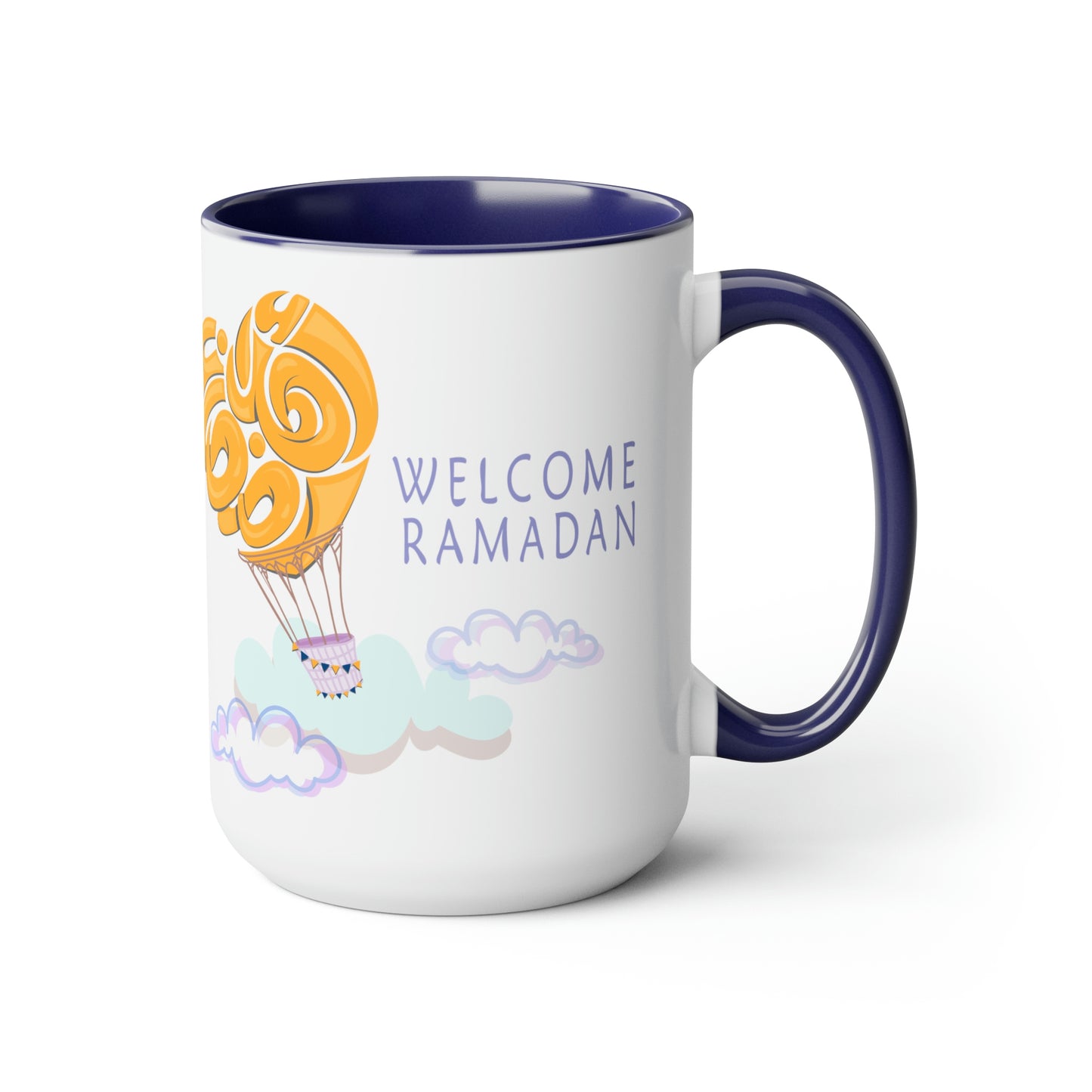 Ramadan Kareem - Two-Tone Coffee Mugs, 15oz