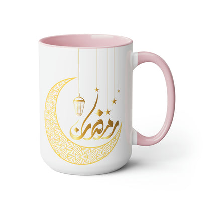 Ramadan Kareem - Two-Tone Coffee Mugs, 15oz