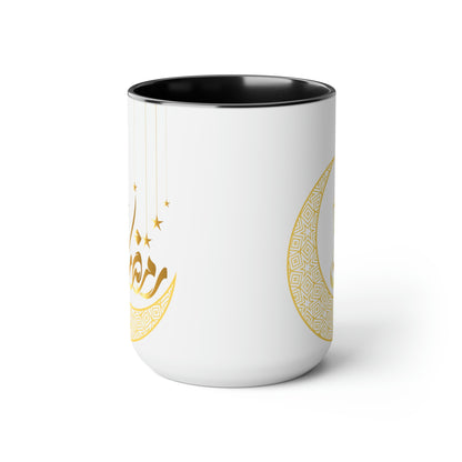 Ramadan Kareem - Two-Tone Coffee Mugs, 15oz