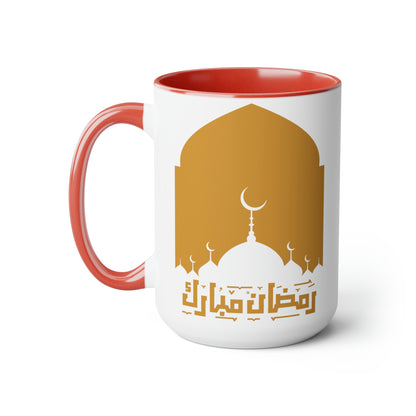 Ramadan Kareem - Two-Tone Coffee Mugs, 15oz