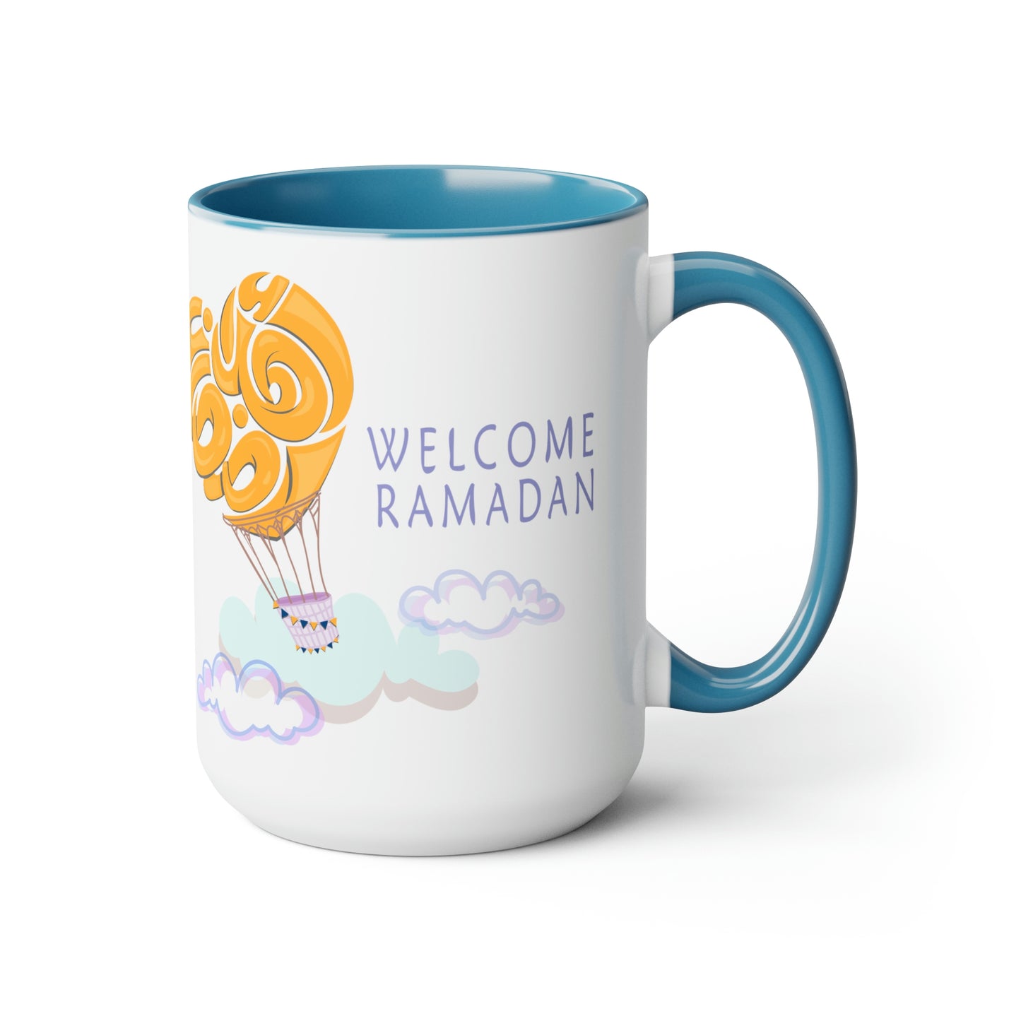 Ramadan Kareem - Two-Tone Coffee Mugs, 15oz