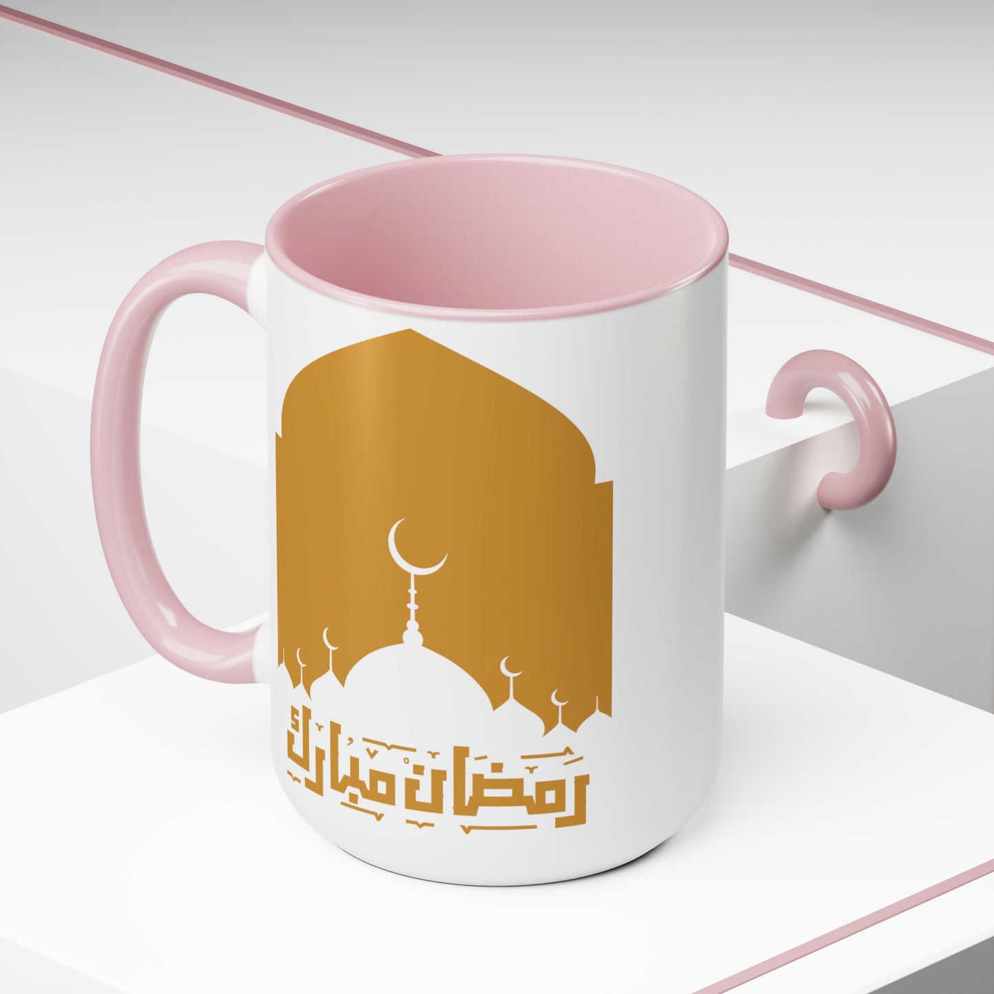 Ramadan Kareem - Two-Tone Coffee Mugs, 15oz