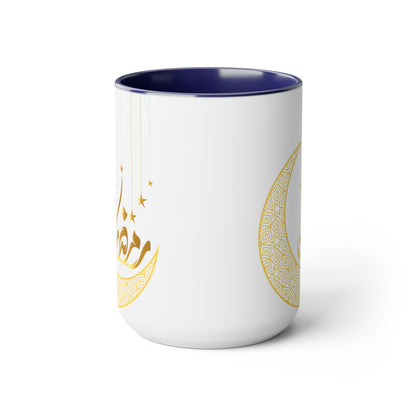 Ramadan Kareem - Two-Tone Coffee Mugs, 15oz