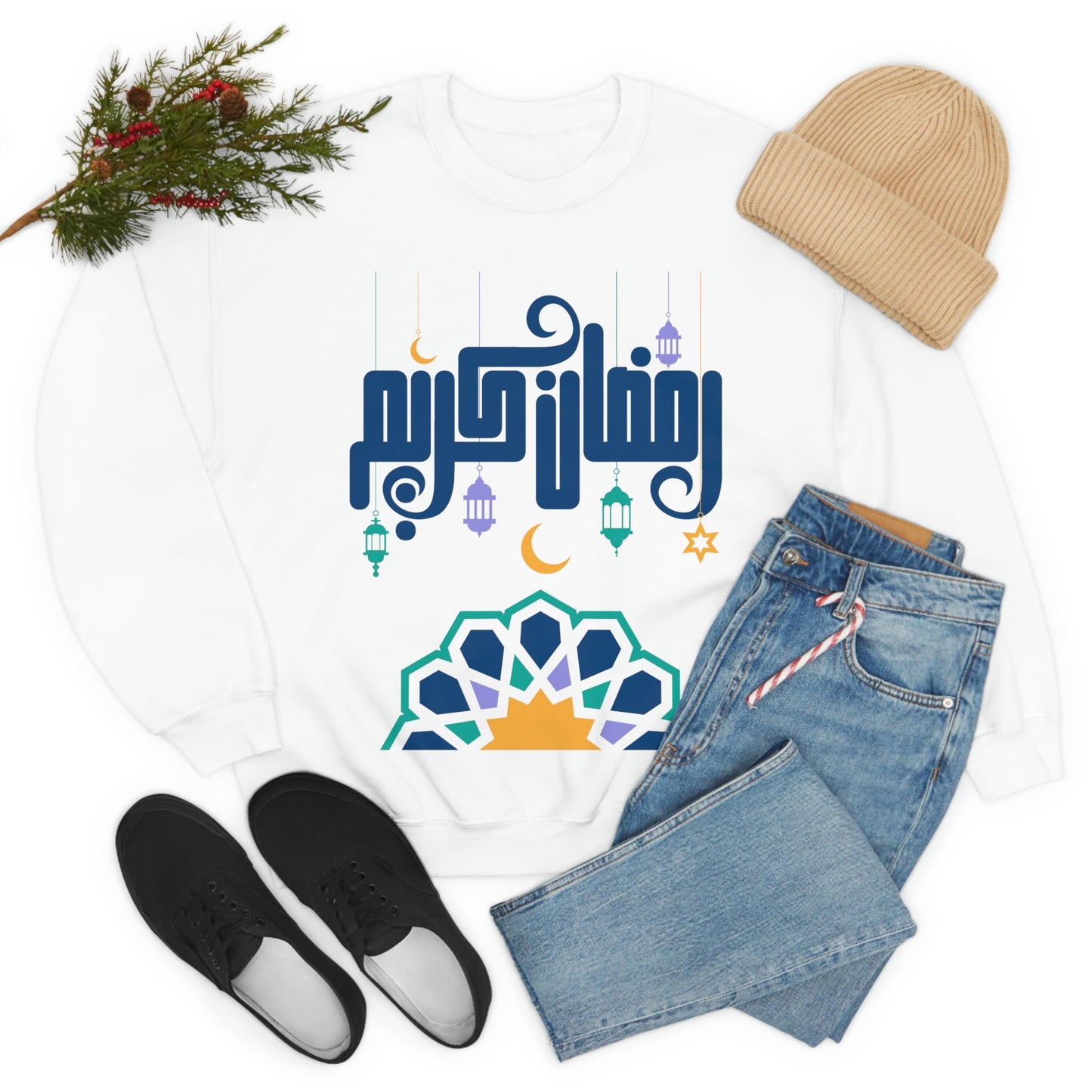 Ramadan Kareem (Style 20) - Unisex Heavy Blend™ Crewneck Sweatshirt