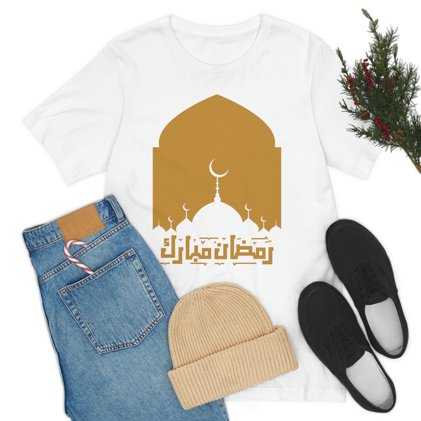 Ramadan Mubarak (Style 18) - Unisex Heavy Cotton Tee